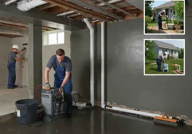 Basement Waterproofing and Flood Prevention process in Chrisman, IL